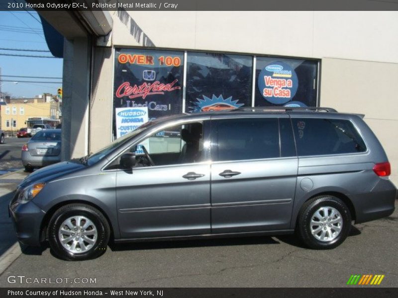 Polished Metal Metallic / Gray 2010 Honda Odyssey EX-L