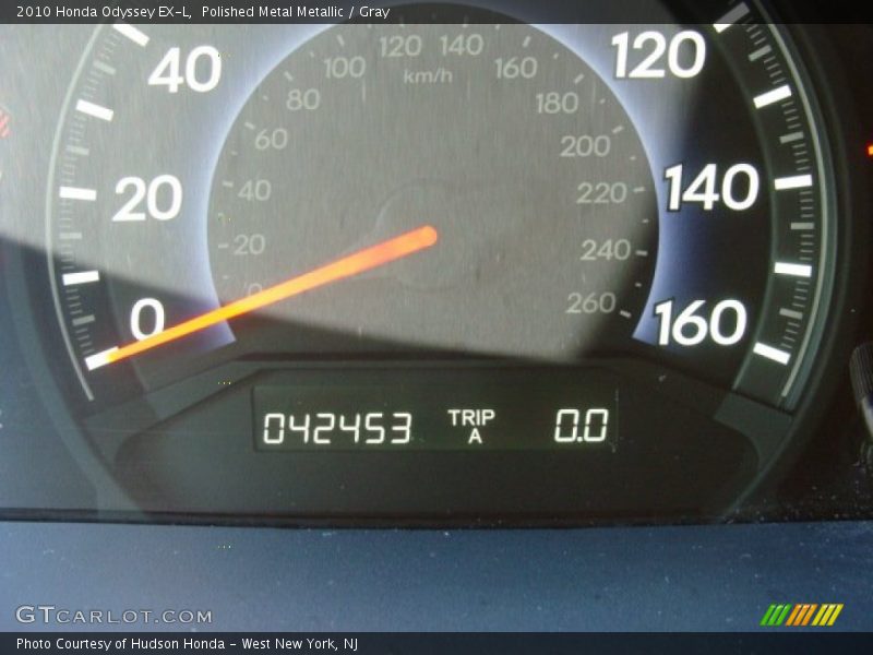 Polished Metal Metallic / Gray 2010 Honda Odyssey EX-L