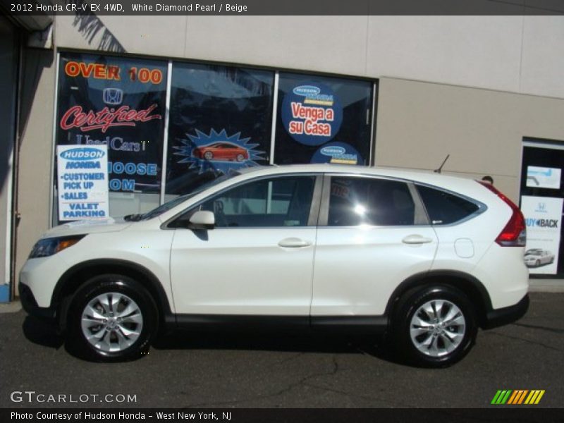  2012 CR-V EX 4WD White Diamond Pearl