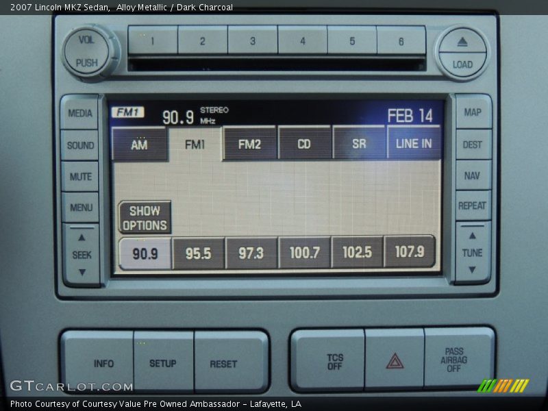 Audio System of 2007 MKZ Sedan