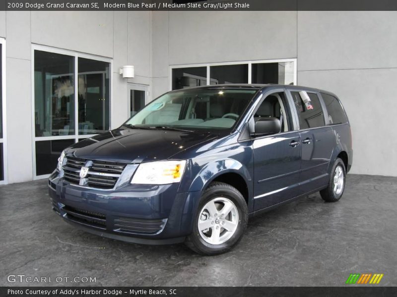 Modern Blue Pearl / Medium Slate Gray/Light Shale 2009 Dodge Grand Caravan SE