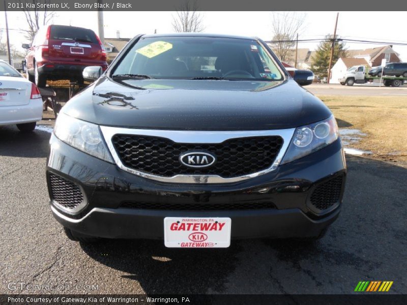 Ebony Black / Black 2011 Kia Sorento LX