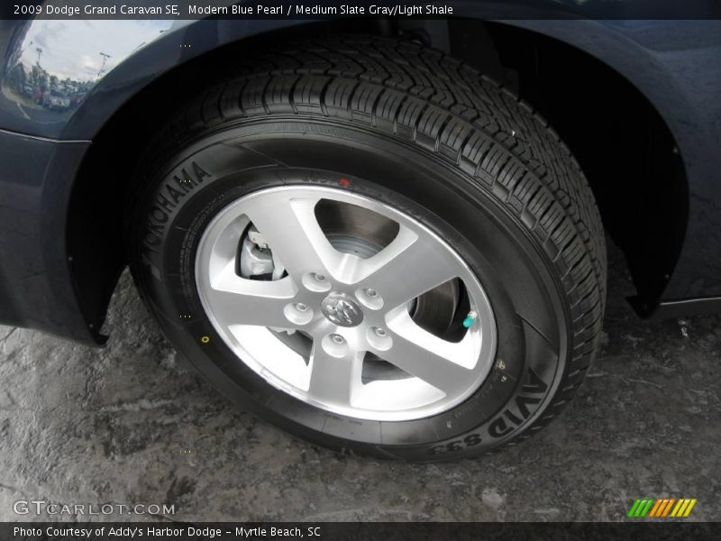 Modern Blue Pearl / Medium Slate Gray/Light Shale 2009 Dodge Grand Caravan SE