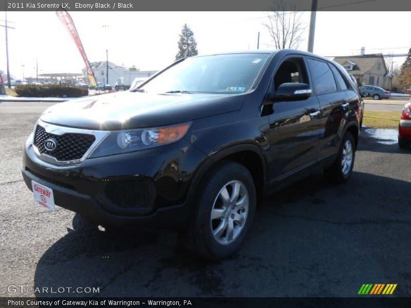 Ebony Black / Black 2011 Kia Sorento LX