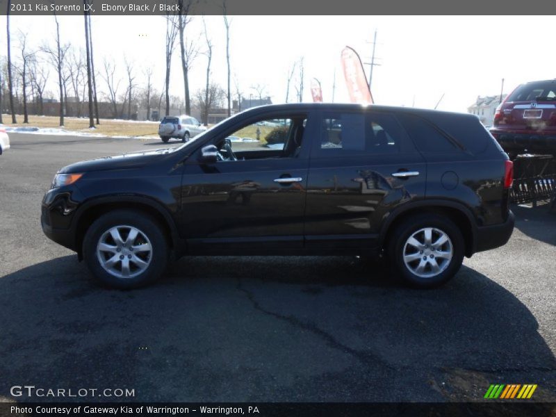 Ebony Black / Black 2011 Kia Sorento LX