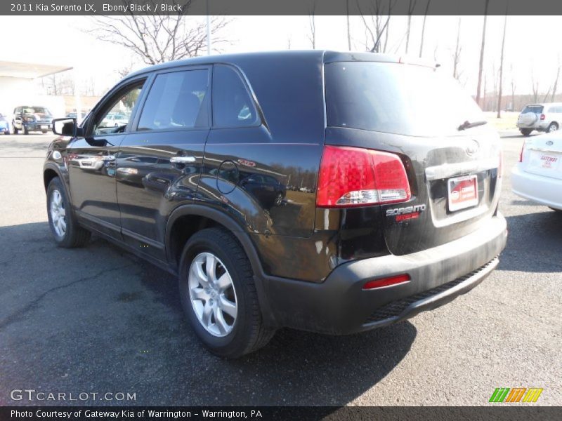 Ebony Black / Black 2011 Kia Sorento LX