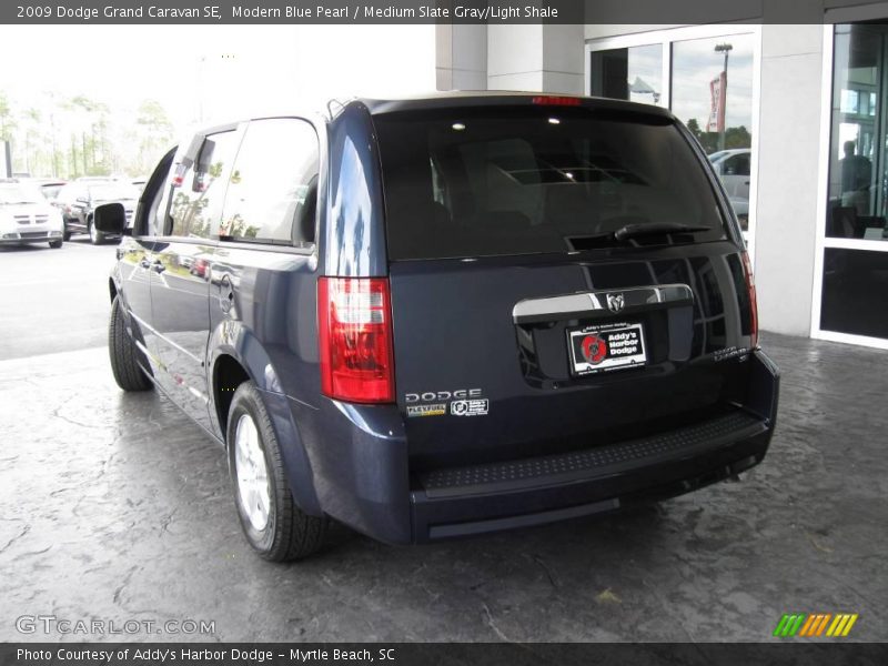 Modern Blue Pearl / Medium Slate Gray/Light Shale 2009 Dodge Grand Caravan SE