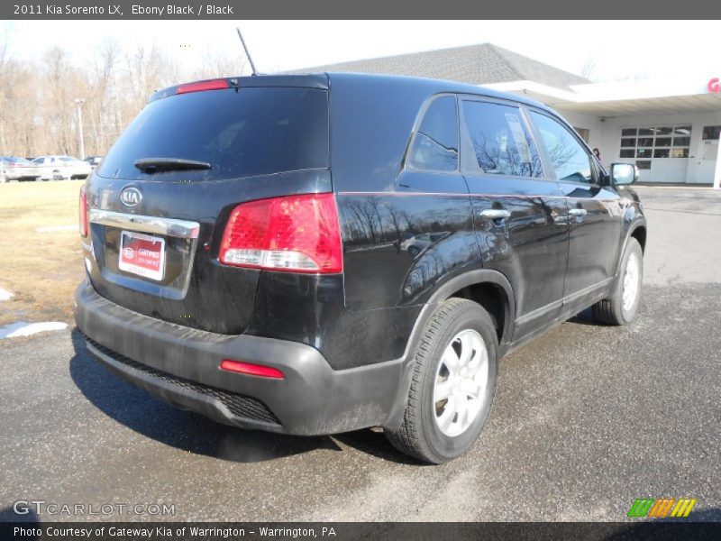 Ebony Black / Black 2011 Kia Sorento LX