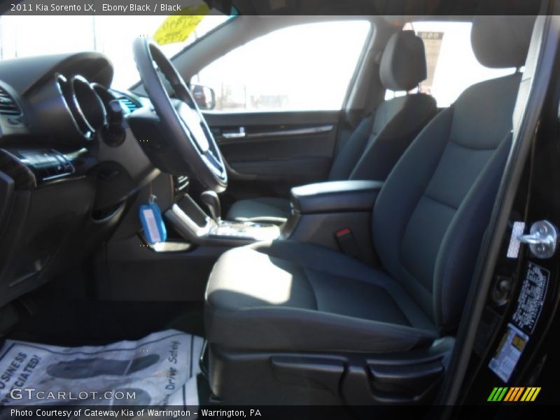 Ebony Black / Black 2011 Kia Sorento LX
