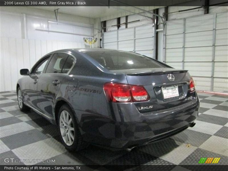 Flint Gray Mica / Black 2006 Lexus GS 300 AWD