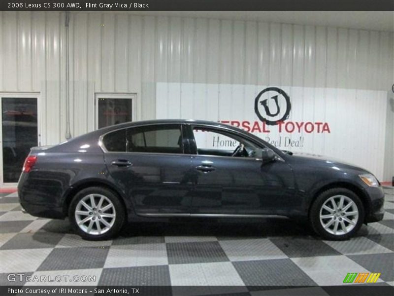 Flint Gray Mica / Black 2006 Lexus GS 300 AWD