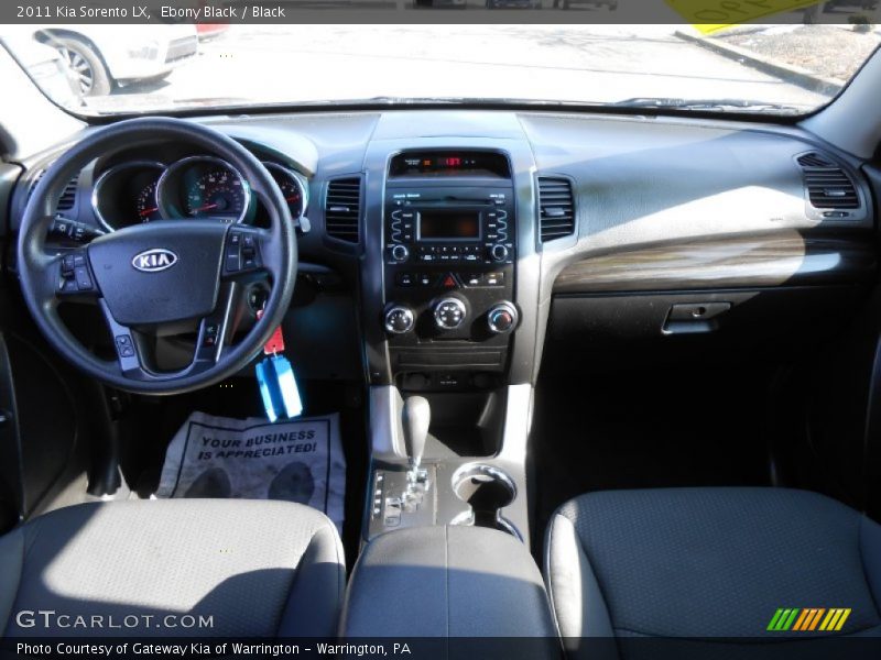 Ebony Black / Black 2011 Kia Sorento LX