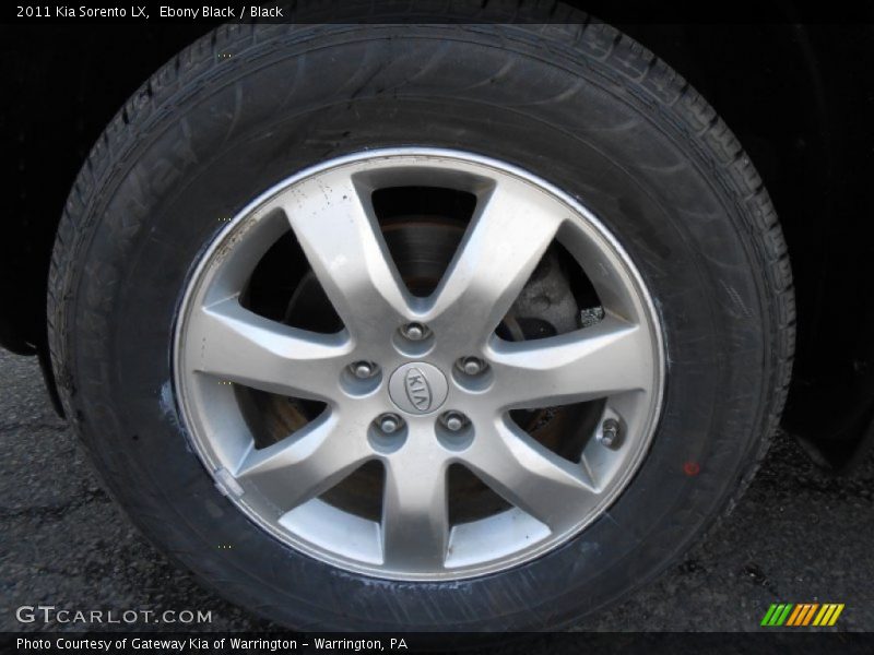 Ebony Black / Black 2011 Kia Sorento LX