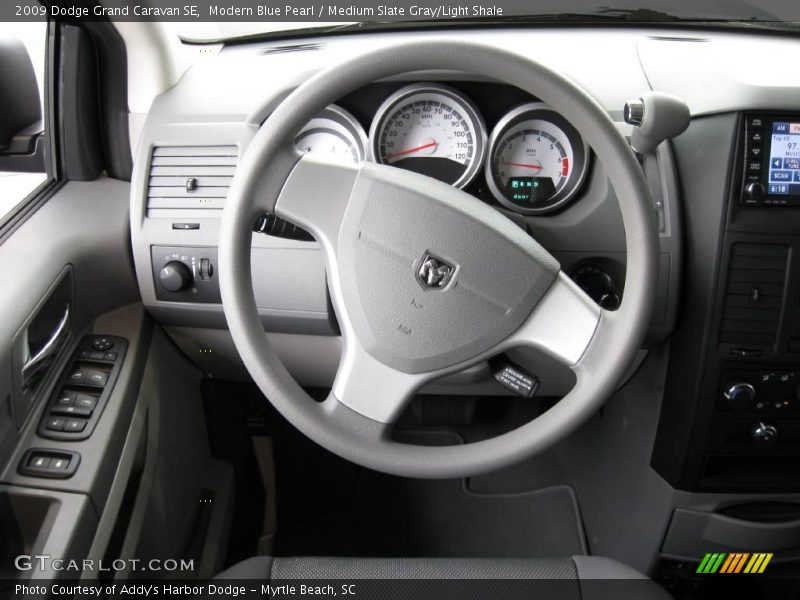 Modern Blue Pearl / Medium Slate Gray/Light Shale 2009 Dodge Grand Caravan SE