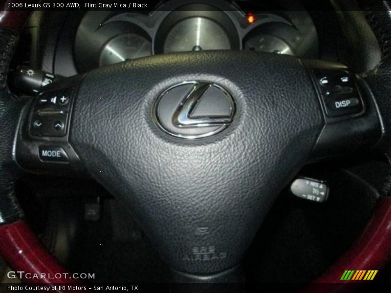 Flint Gray Mica / Black 2006 Lexus GS 300 AWD