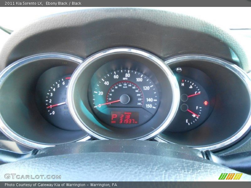 Ebony Black / Black 2011 Kia Sorento LX