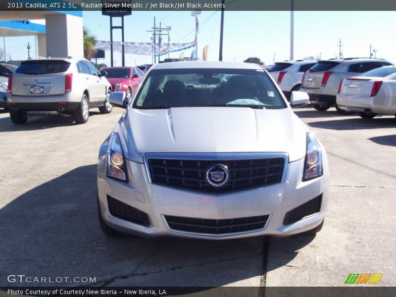 Radiant Silver Metallic / Jet Black/Jet Black Accents 2013 Cadillac ATS 2.5L