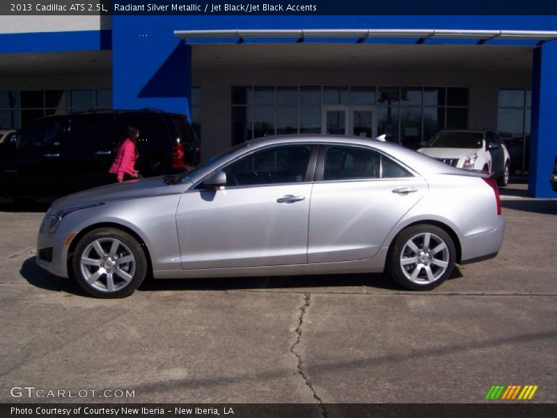 Radiant Silver Metallic / Jet Black/Jet Black Accents 2013 Cadillac ATS 2.5L
