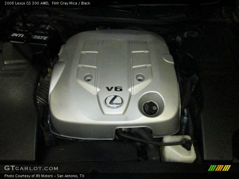 Flint Gray Mica / Black 2006 Lexus GS 300 AWD