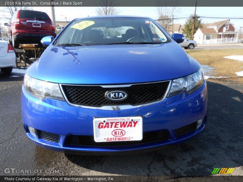 Corsa Blue / Black Sport 2010 Kia Forte SX