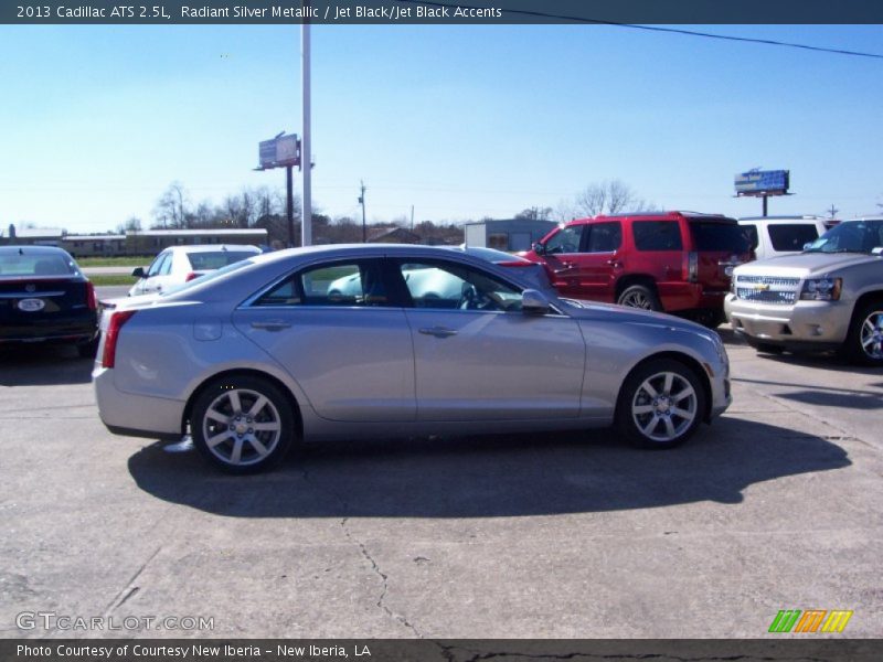 Radiant Silver Metallic / Jet Black/Jet Black Accents 2013 Cadillac ATS 2.5L