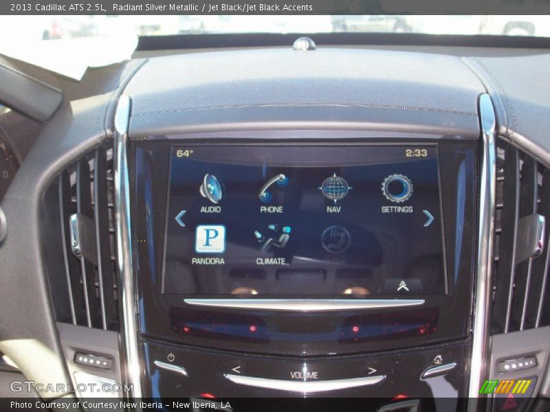 Radiant Silver Metallic / Jet Black/Jet Black Accents 2013 Cadillac ATS 2.5L