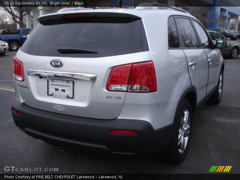 Bright Silver / Black 2012 Kia Sorento EX V6