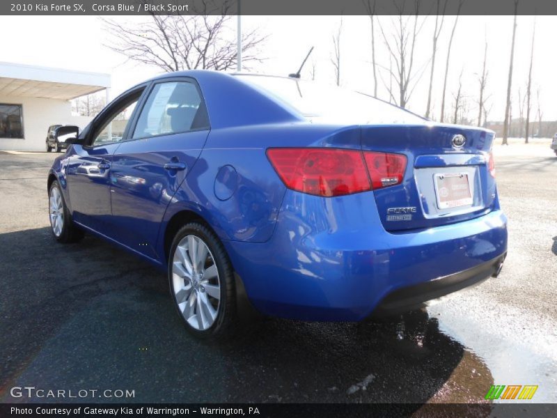 Corsa Blue / Black Sport 2010 Kia Forte SX