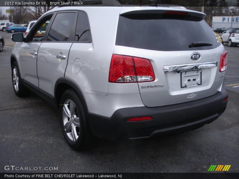 Bright Silver / Black 2012 Kia Sorento EX V6