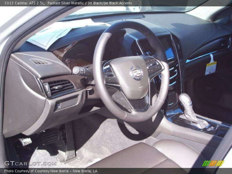Radiant Silver Metallic / Jet Black/Jet Black Accents 2013 Cadillac ATS 2.5L