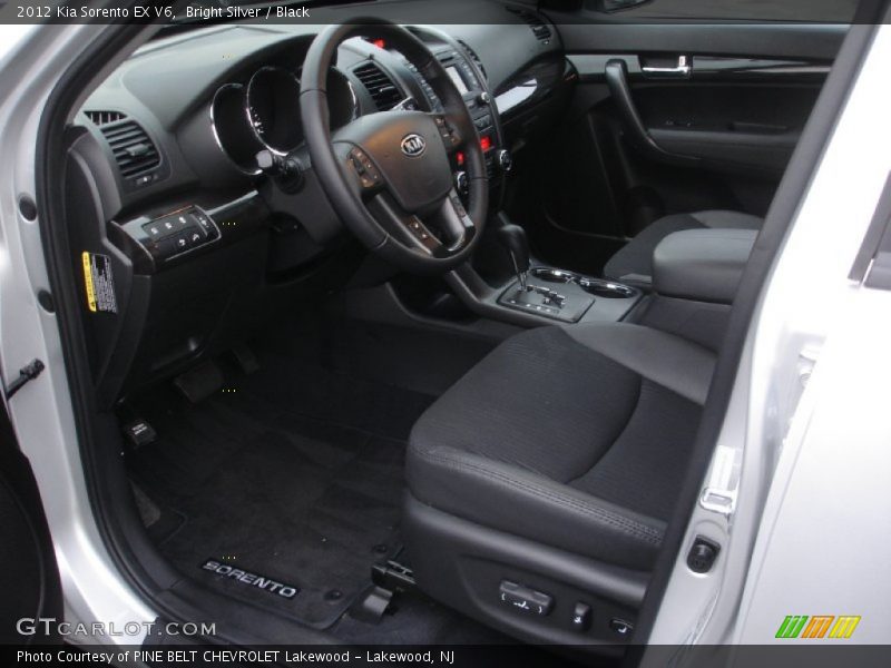 Bright Silver / Black 2012 Kia Sorento EX V6