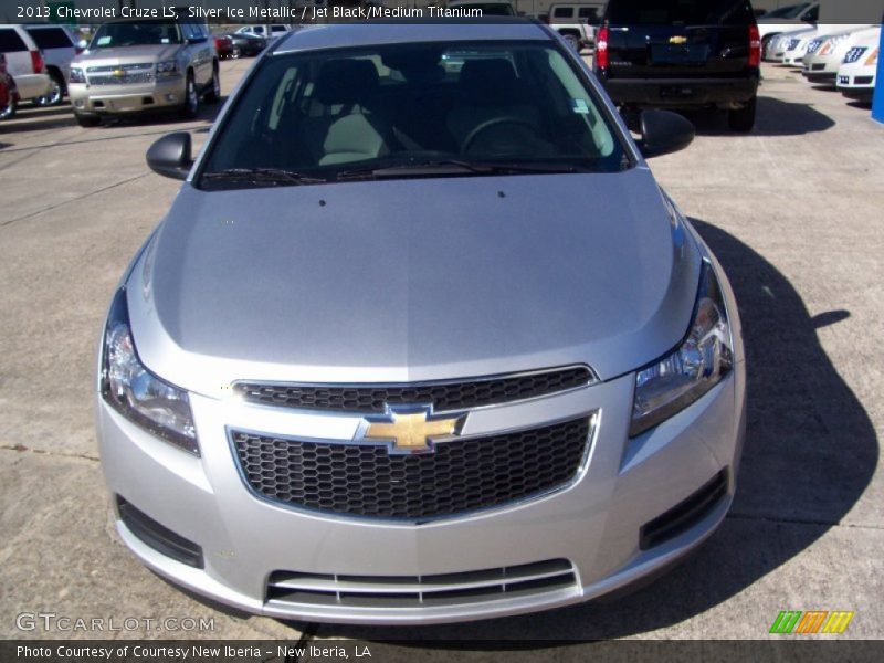 Silver Ice Metallic / Jet Black/Medium Titanium 2013 Chevrolet Cruze LS
