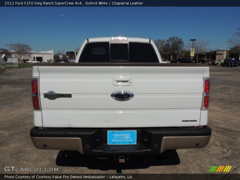 Oxford White / Chaparral Leather 2011 Ford F150 King Ranch SuperCrew 4x4