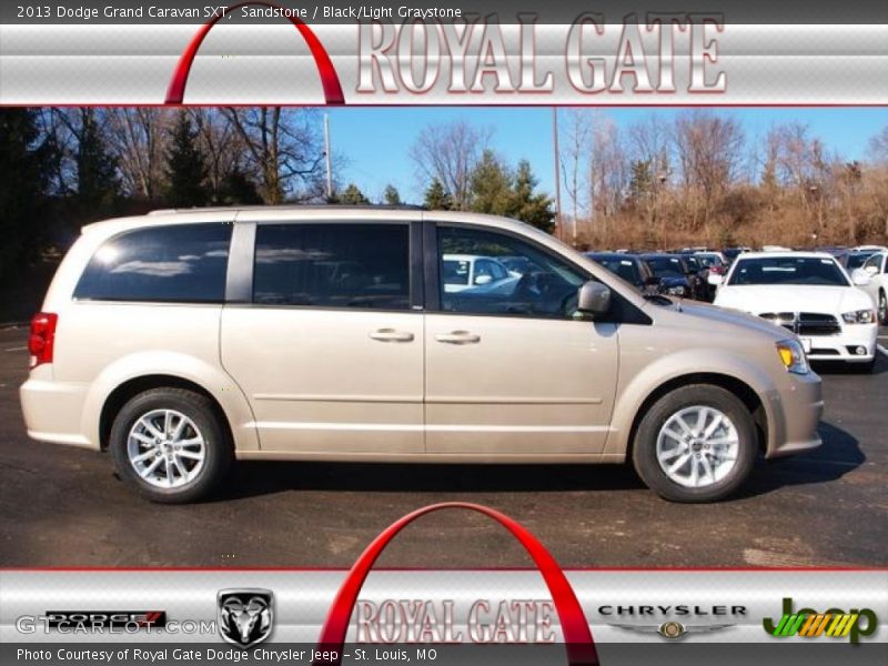 Sandstone / Black/Light Graystone 2013 Dodge Grand Caravan SXT