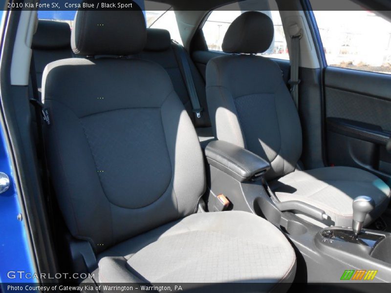 Corsa Blue / Black Sport 2010 Kia Forte SX