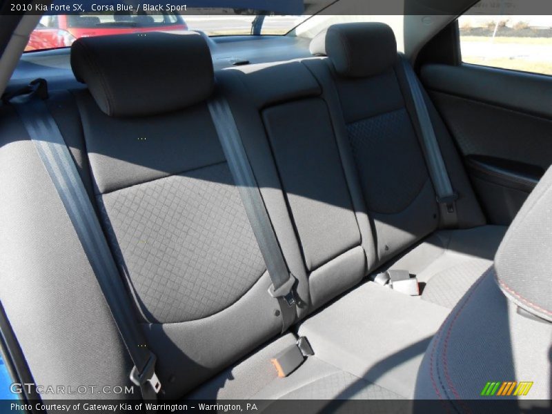 Corsa Blue / Black Sport 2010 Kia Forte SX