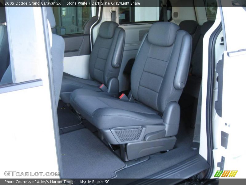 Stone White / Dark Slate Gray/Light Shale 2009 Dodge Grand Caravan SXT
