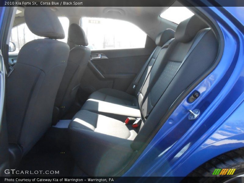 Corsa Blue / Black Sport 2010 Kia Forte SX