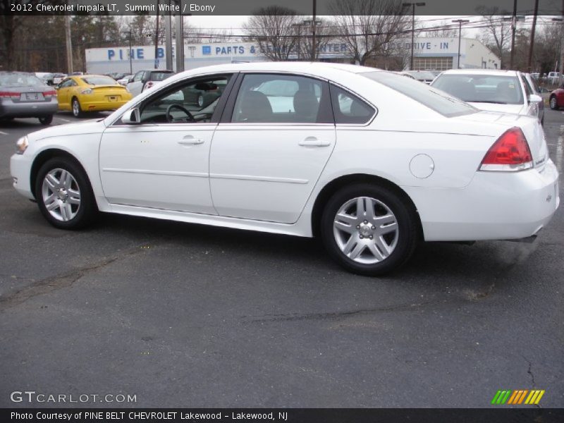Summit White / Ebony 2012 Chevrolet Impala LT