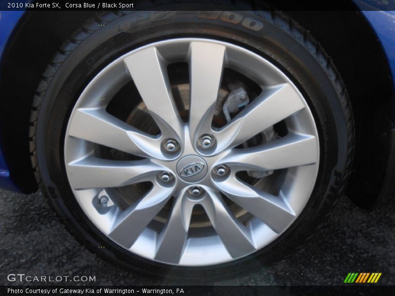 Corsa Blue / Black Sport 2010 Kia Forte SX