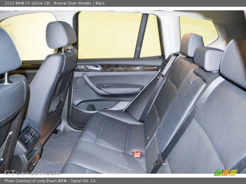 Mineral Silver Metallic / Black 2013 BMW X3 xDrive 28i
