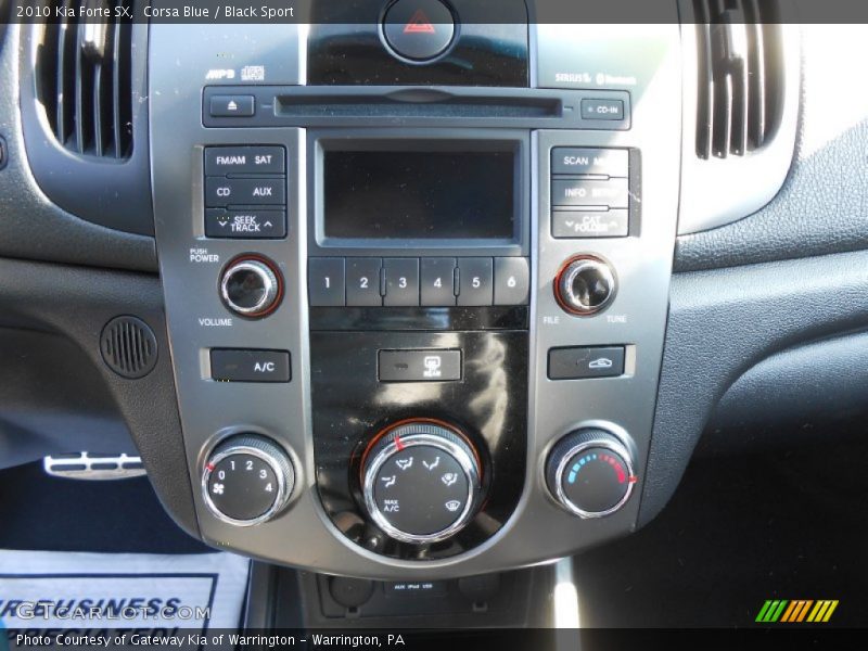 Corsa Blue / Black Sport 2010 Kia Forte SX