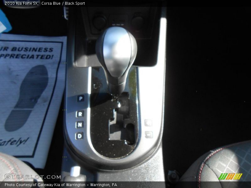 Corsa Blue / Black Sport 2010 Kia Forte SX