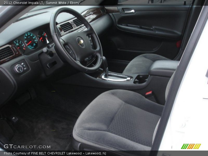 Summit White / Ebony 2012 Chevrolet Impala LT