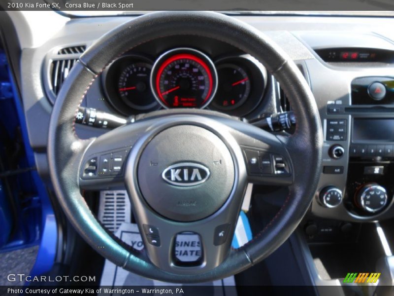 Corsa Blue / Black Sport 2010 Kia Forte SX