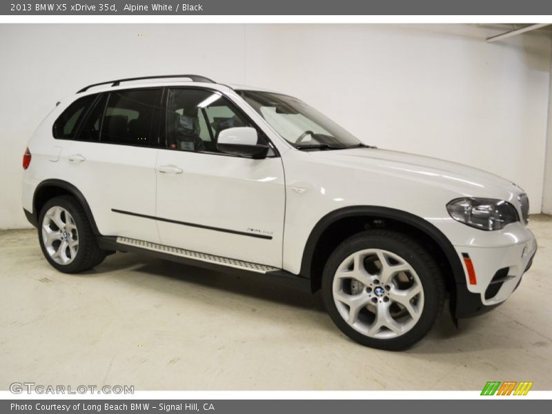 Alpine White / Black 2013 BMW X5 xDrive 35d