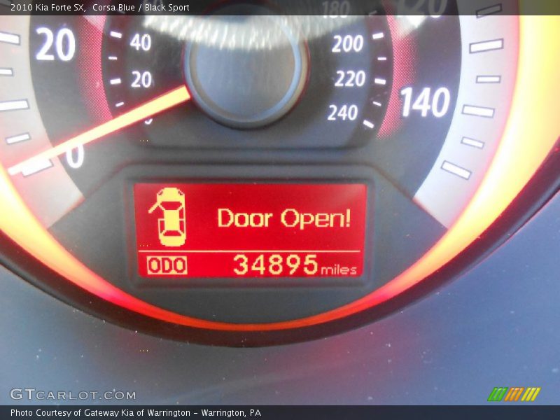 Corsa Blue / Black Sport 2010 Kia Forte SX