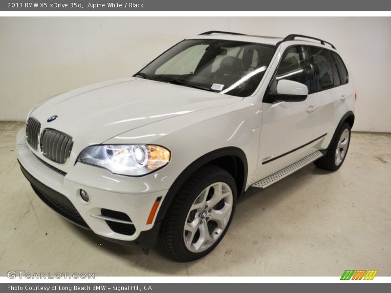 Alpine White / Black 2013 BMW X5 xDrive 35d