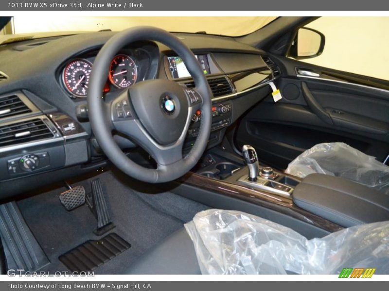 Alpine White / Black 2013 BMW X5 xDrive 35d