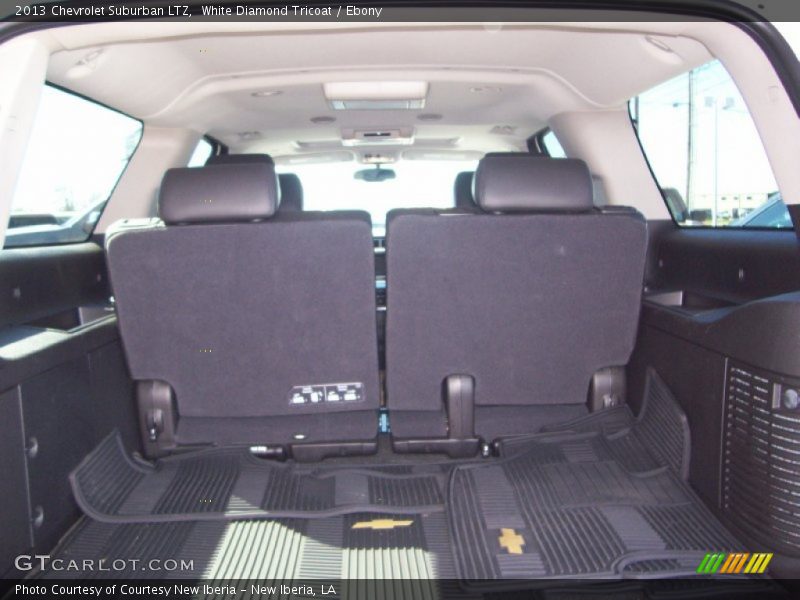 White Diamond Tricoat / Ebony 2013 Chevrolet Suburban LTZ